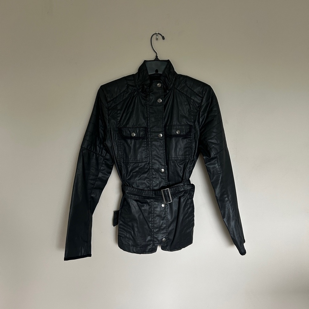 GAP Black belted outer jacket